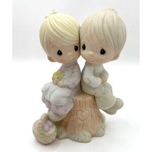 Precious Moments - "Love One Another" Porcelain Figurine, 1978 by Enesco #E-1376